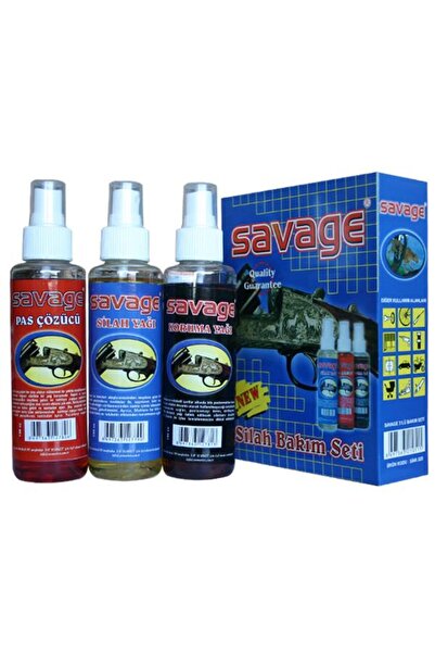 SAVAGE Üçlü Silah Bakım Yağı Seti