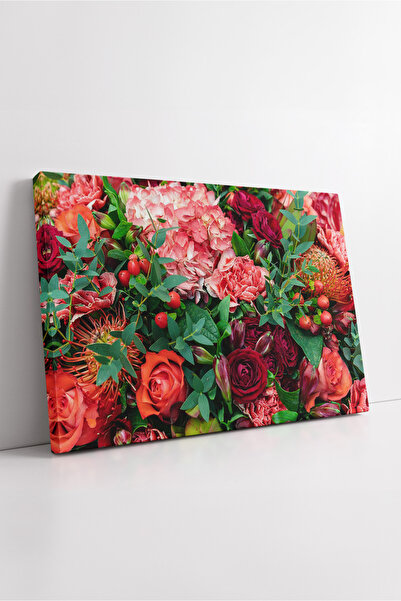 KOSS Dijital Μοντέρνο ζωηρό χρωματιστό διακοσμητικό έργο τέχνης σε καμβά με έ...