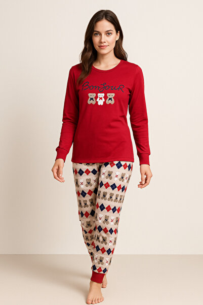 Mutlu City Γυναικείο Σετ Πιτζάμες Θερμικής Ενδυμασίας Μαλακής Υφής 42050