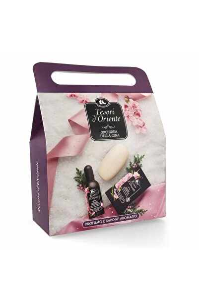 Tesori d'Oriente Set Cadou Tesori D'Oriente, Apa de Toaleta 100 ml si Sapun Solid 125 g, Diverse Arome