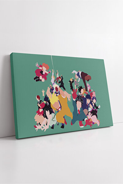 KOSS Dijital Boku No Hero Class 1A, minimalist, colorat, anime, personaj desi...