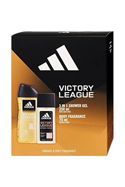 adidas Victory League Men's Box, Deodorant Spray 75 ml, Shower Gel 250 ml