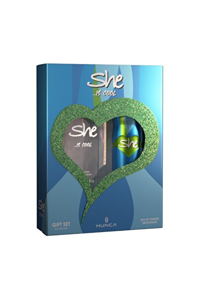 She Is Cool Box, Eau de Toilette 50 ml and Deodorant 150 ml