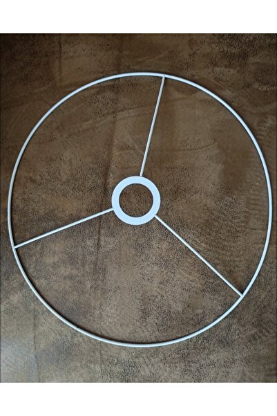 CASA NESTİ 40 cm Çap Metal Lamba İskelet Parçası - E27 Uyumlu Duy Halkalı