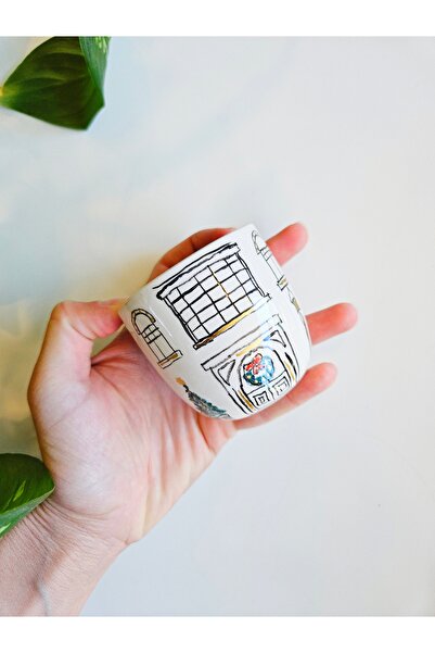 WEBBMODA El yapımı yeniyıl yılbası fincan