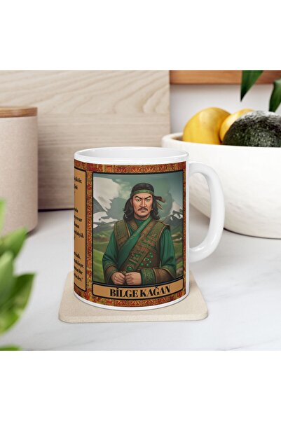 BASKIBAZAR Since 2020 Turkish Greats Series - Wise Kağan - Printed Mug