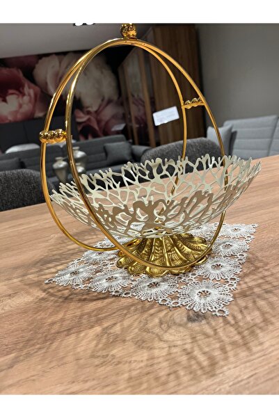 TUFAN COLLECTİON Elegance Gold Meyve Sepeti