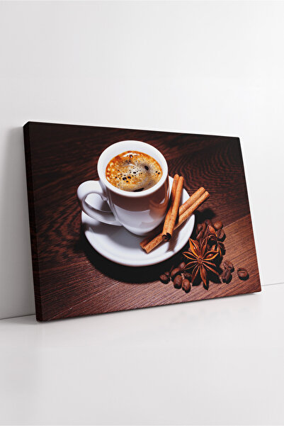 KOSS Dijital Cafea, scorțișoară, stea, anason, detaliat, bucătărie, cafenea, tematică, pictură decorativă pe pânză, artă de perete