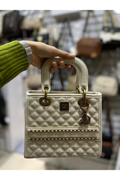 Levidor Premium Kadın El & Omuz Çantası 930610 Krem