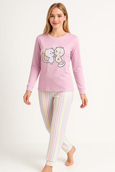 Mutlu City Γυναικείο Σετ Πιτζάμες Θερμικής Ενδυμασίας Μαλακής Υφής 42050