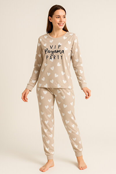 Mutlu City Γυναικείο Σετ Πιτζάμες Θερμικής Ενδυμασίας Μαλακής Υφής 42050