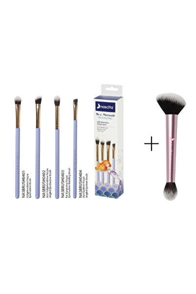 nascita Be a Mermaid Mermaid Series Eye Makeup Brush Set - 87+ Double Sided Makeup Brush - 537