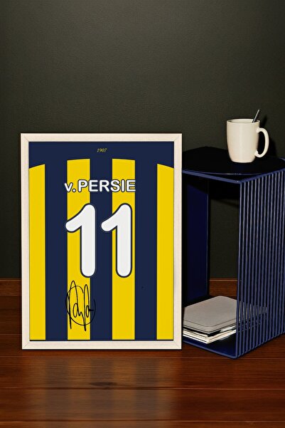 Base Concept Ρόμπιν Βαν Πέρσι, Νούμερο 11, Κίτρινο-Μπλε Τζέρσεϊ με υπογραφή, ...