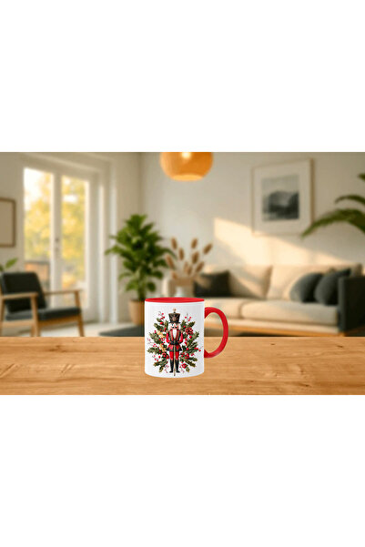 Borambalaj New Year's Concept Red Lead Soldier Trophy Cup with Red Inside