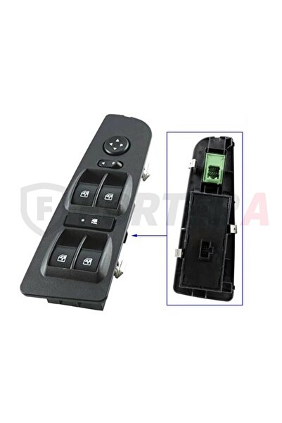 Fortera Cam Açma Anahtarı Düğmesi Ön Sol Ayna Ayar Düğmesi Linea