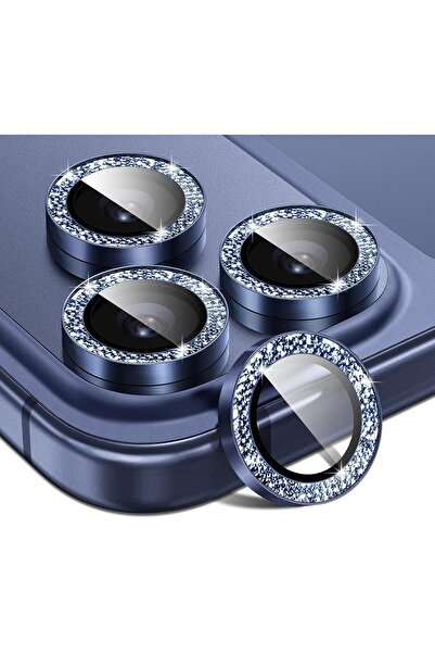 EDELFU واقي عدسة الكاميرا الفضي لهاتف iPhone 17 Pro / iPhone 17 Pro Max (ليس ...