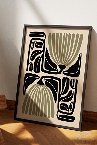 Base Concept Bohem Tasarım Dekoratif Modern Poster Tablo (Çerçeveli)