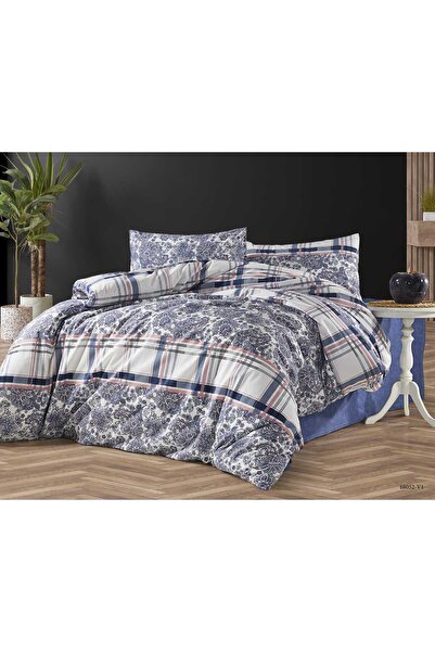 vionetta Cotton Elastic Bed Sheet Single Duvet Cover Set with 2 Pillows