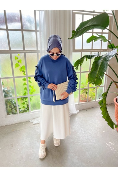 REIZ Modal Hijab Tunic with Sleeve Detail