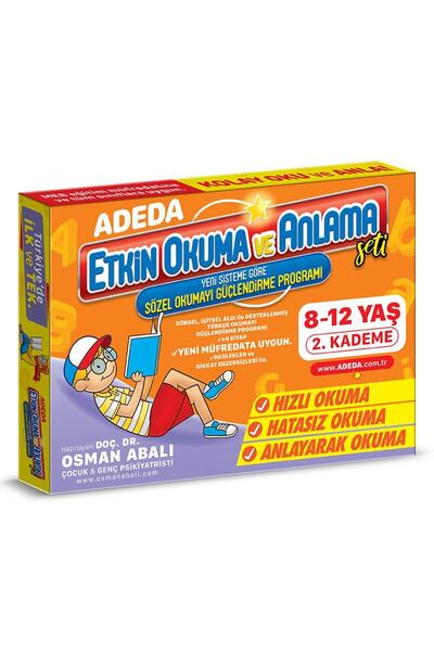 Adeda Yayınları Etkin Okuma Ve Anlama Seti 2. Kademe