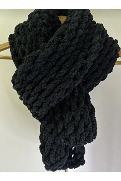 kokoş hediyelik Siyah şal atki