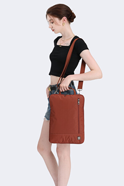 Hüvendo حقيبة يد وكتف للكمبيوتر المحمول مقاس 15.6 بوصة من سمارت مع قسم حماية ...