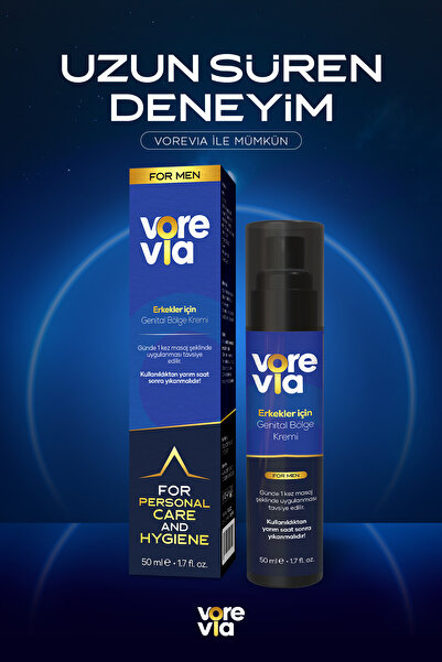 Vorevia Erkeklere Özel Genital Bölge Hacimlendirici Ve Boyutlandırıcı Krem 50 ML