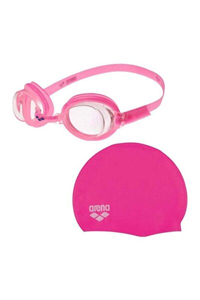 ARENA Swim Goggles Set with Cap – Anti-Fog, UV Protection, Leakproof and Comfortable