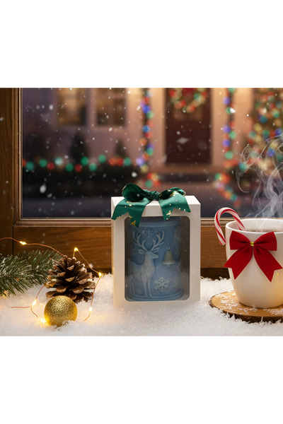 Herum Glitter scented candle, HANDMADE, soy wax, cotton wick, 7.5 cm