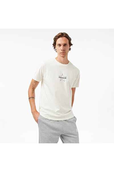 Converse Erkek Krem T-Shirt