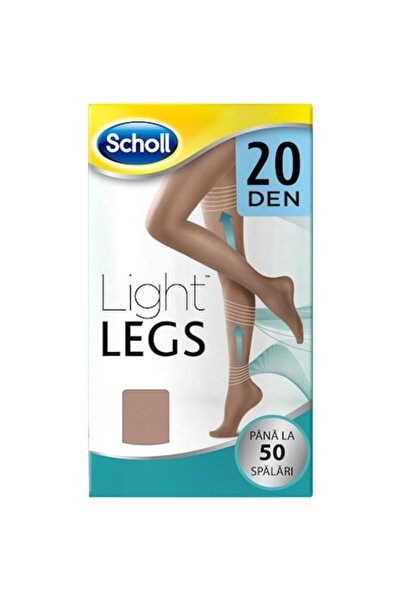 Scholl Light Legs Compression Stockings, 20 DEN, Beige, Size M