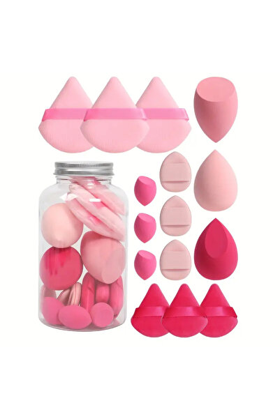 Veloma Home 18-Piece Makeup Sponge Set, Non-Latex Blenders for Liquid, Cream & Powder, Soft & Multi-Shape