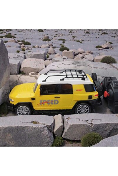 First Choice Remote Control Jeep Cars Toyota FJ Cruiser, 26 cm Officially Licensed Drift car,Led Lights yellow