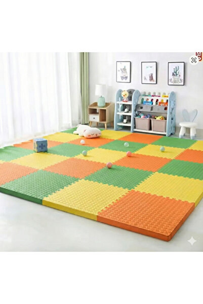 CARPAZAR 24 lü Puzzle Set Eva Tatami Minder Zemin Kaplama Oyun Spor Halısı 50...