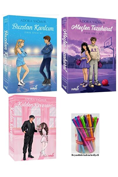 İndigo Kitap Külden Reverans / Ateşten Tezehürat / Buzdan Kıvılcım 3 kitap Ciltsiz Set