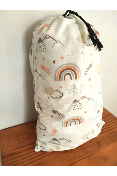 PİTİPİTİ Ev Tekstili ve Dekorasyon Soft Rainbow Multi-Purpose Pouch