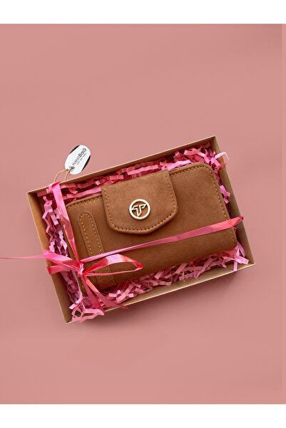 westbag Women's Suede Multi-Compartment Wallet Boxed Gift