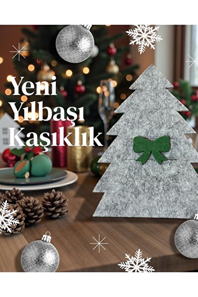 Denseden 6 komada držača za kašike sa božićnom tematikom – model stola u obli...