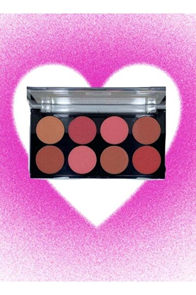 real beauty Blush palette with 8 colors
