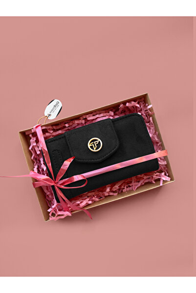 westbag Women's Suede Multi-Compartment Wallet Boxed Gift