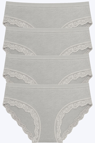 BUTİK1AVM Lace Women's Panties Cotton High Waist Lace Detailed Underwear