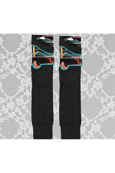 MultiPa Aykut Thermal Knee-High Wool Socks Winter Knee-High 2 Pairs