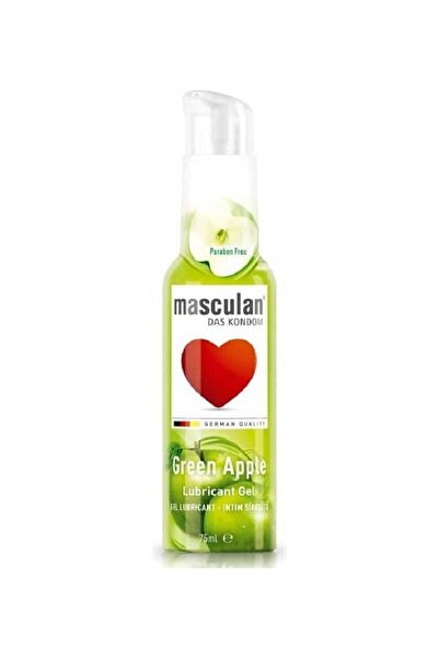 Masculan جل التشحيم بنكهة التفاح الأخضر
