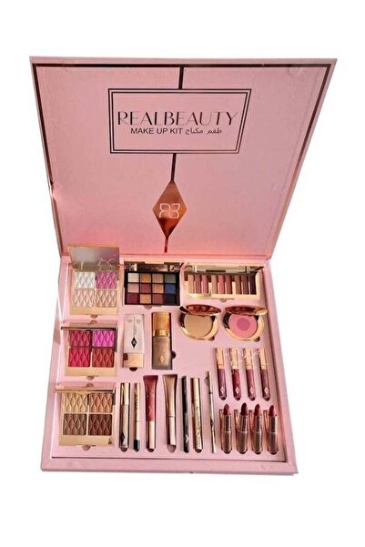 real beauty مجموعة مكياج كاملة متعددة الألوان وسهلة الاستخدام