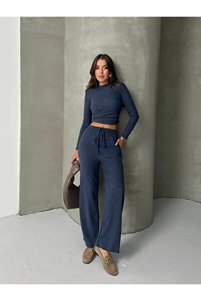 Bliss Dale Side Gather Detail Wrinkle Suit