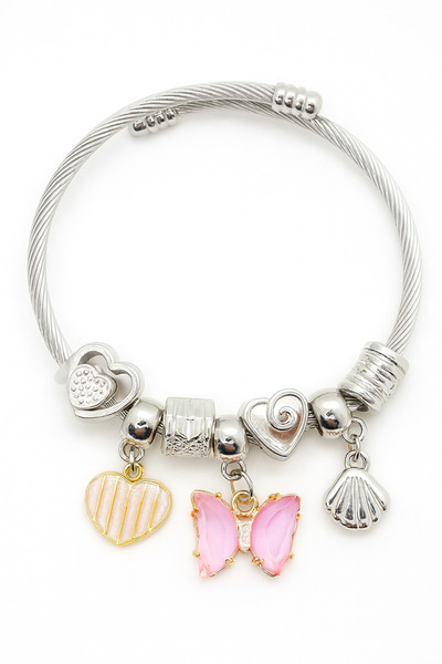 MakeWell سوار للأطفال من الفولاذ المقاوم للصدأ غير قابل للتلطيخ بتصميم هيلو ك...