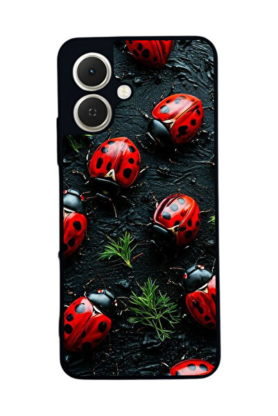 TECNO متوافق مع Spark GO 2 مطبوع ، أسود غير لامع، سيليكون ناعم، واقي، غطاء ممتص للصدمات، حافظة