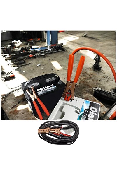OEM Set cabluri de pornire cu clesti, 2x2,5m, 12V/24V, rosu/negru, transfer curent,auto,utilaje Agricole