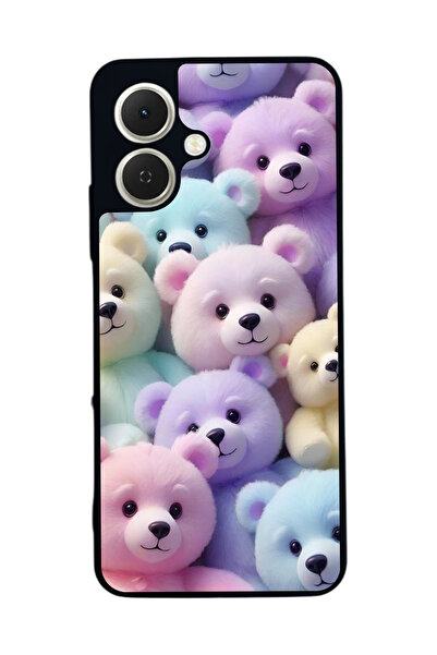 TECNO متوافق مع Spark GO 2 مطبوع ، أسود غير لامع، سيليكون ناعم، واقي، غطاء ممتص للصدمات، حافظة