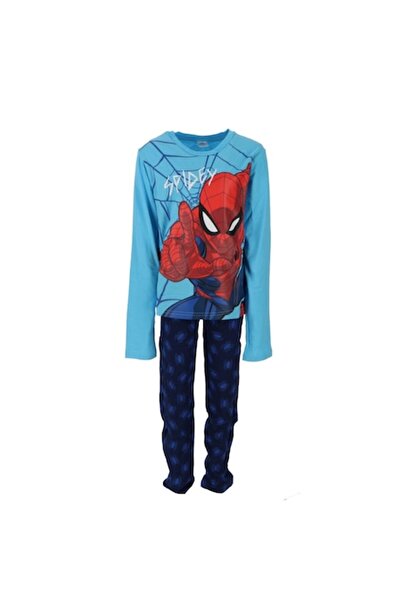 SPIDERMAN - Children's Pajamas, Cotton, Blue, Size 122/128